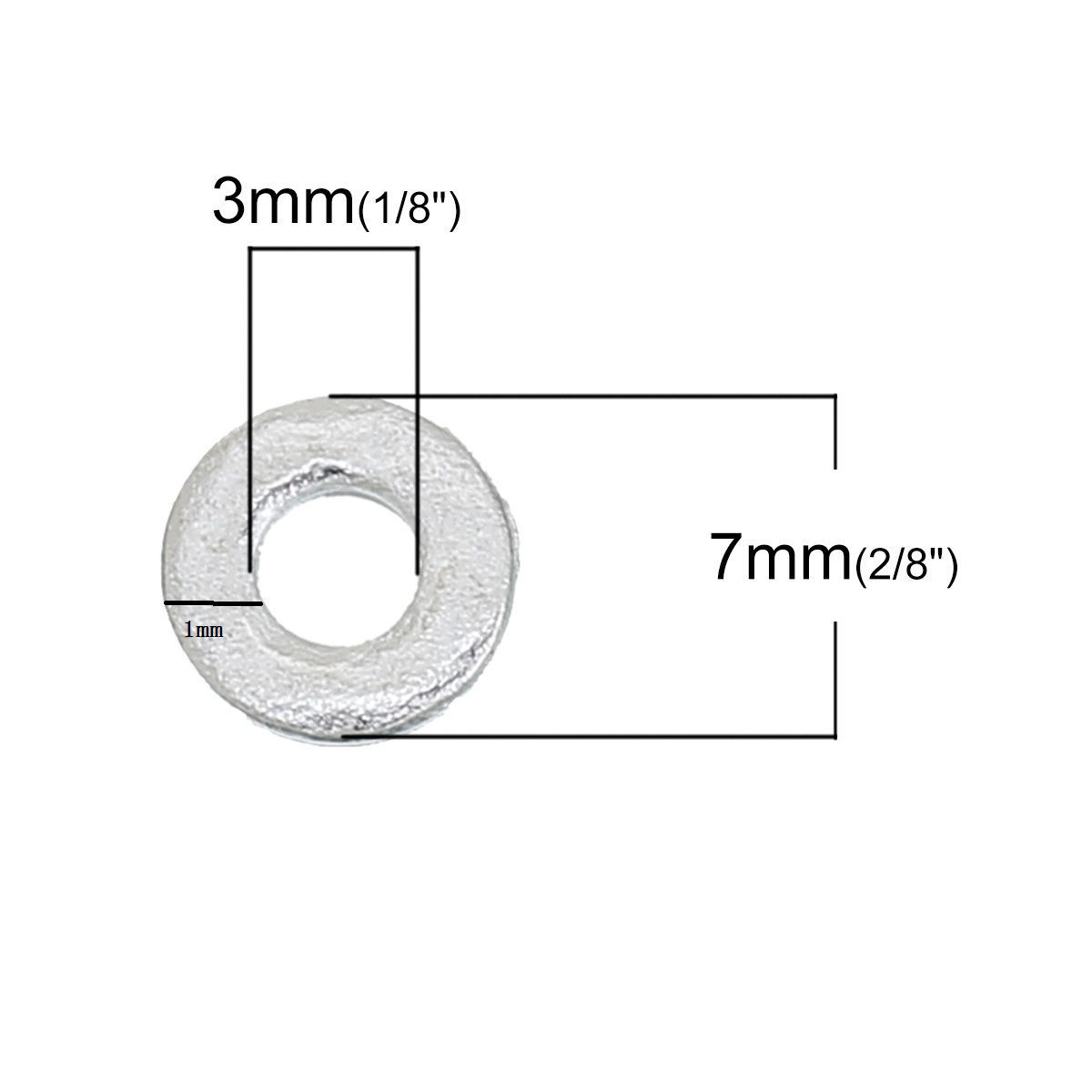 Picture of 1.3mm Zinc Based Alloy Closed Soldered Jump Rings Findings Round Gold Tone Antique Gold 9.5mm Dia, 200 PCs