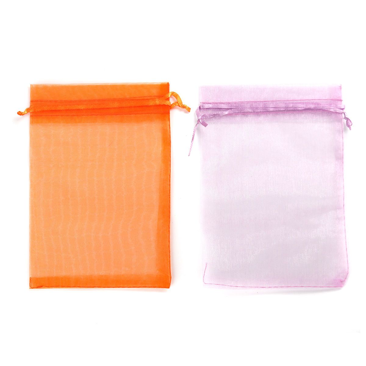 Picture of Wedding Gift Organza Jewelry Bags Drawstring Rectangle At Random (Usable Space: 13.5x10.5cm) 16cm x 11cm, 20 PCs