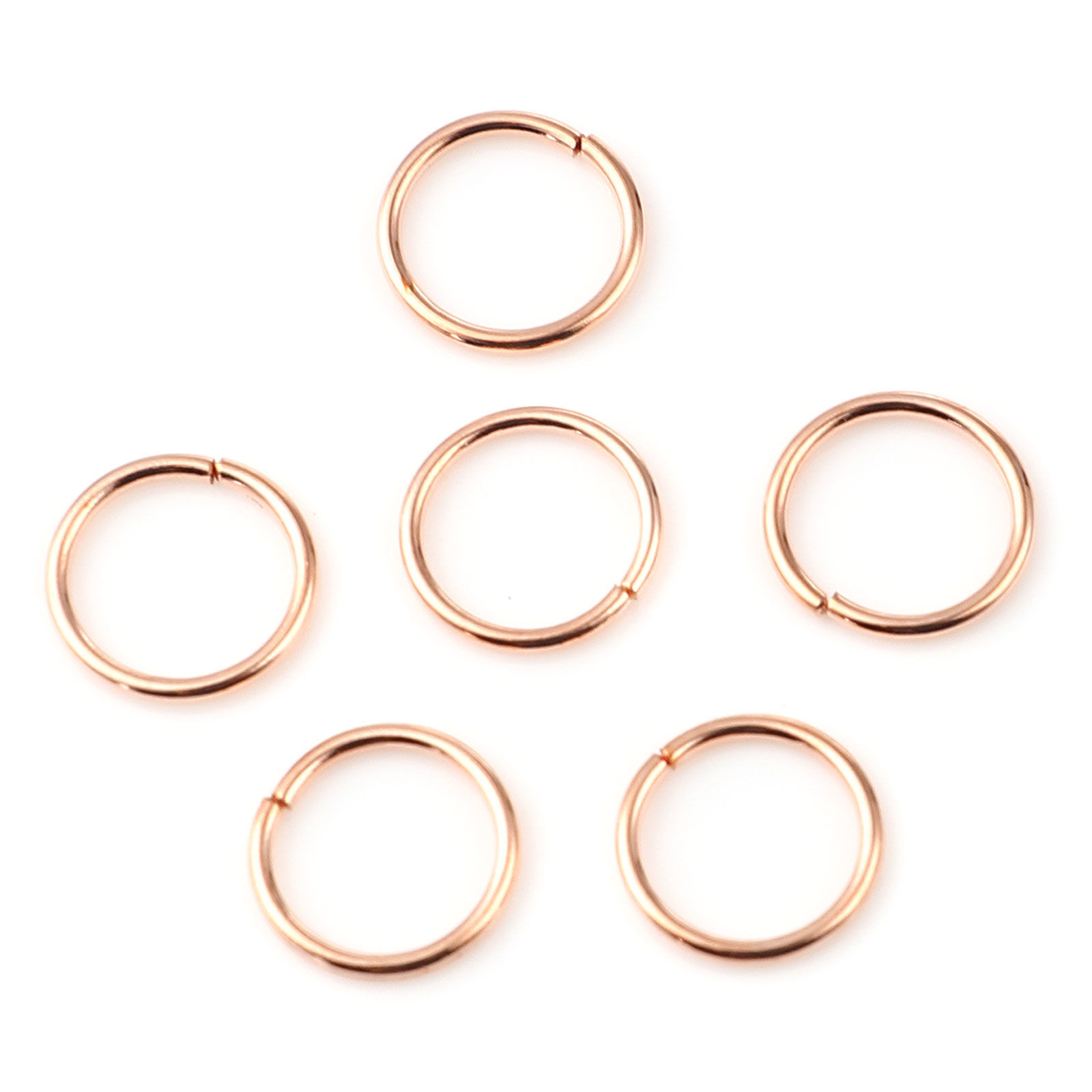 Picture of 0.7mm Iron Based Alloy Open Jump Rings Findings Circle Ring At Random 4mm Dia, 200 PCs