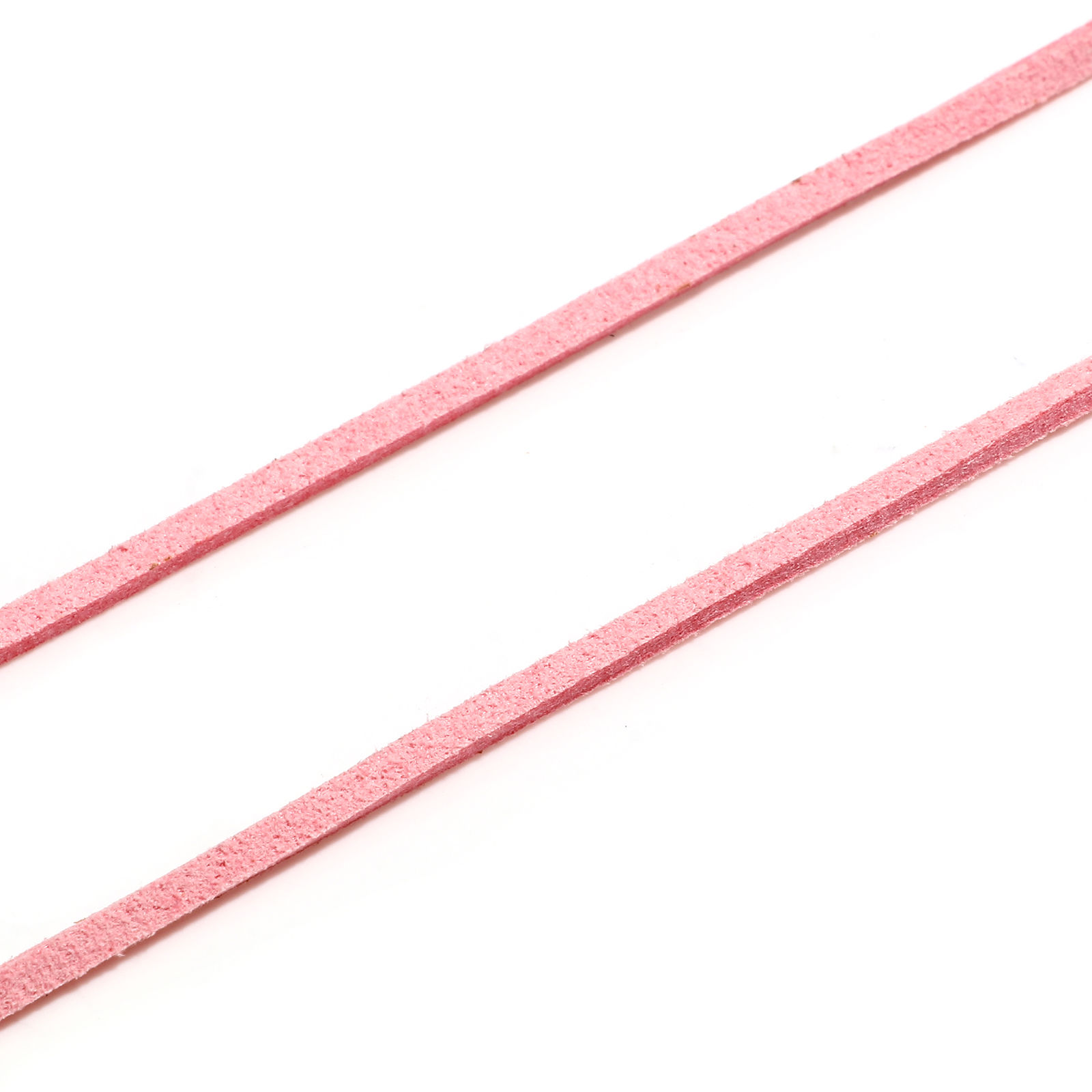 Picture of Velvet Jewelry Cord Rope Light Pink Faux Suede 3mm, 1 Bundle (Approx 5 M/Bundle)