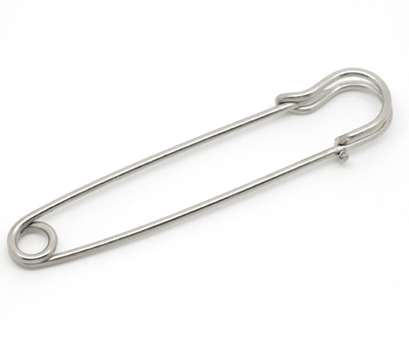 Picture of Silver Tone Stitch Holders 10cm(3-7/8"), sold per packet of 1