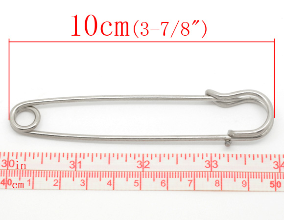 Picture of Silver Tone Stitch Holders 10cm(3-7/8"), sold per packet of 1