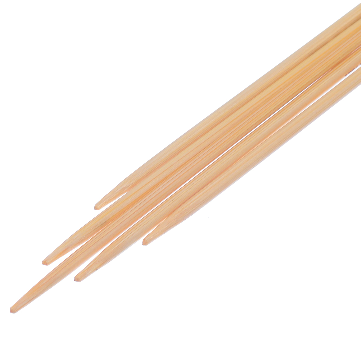 (UK12 2.75mm) 竹 ダブルポイント 編み針 ナチュラル 15cm 長さ、 1 セット ( 5 個/セット) の画像