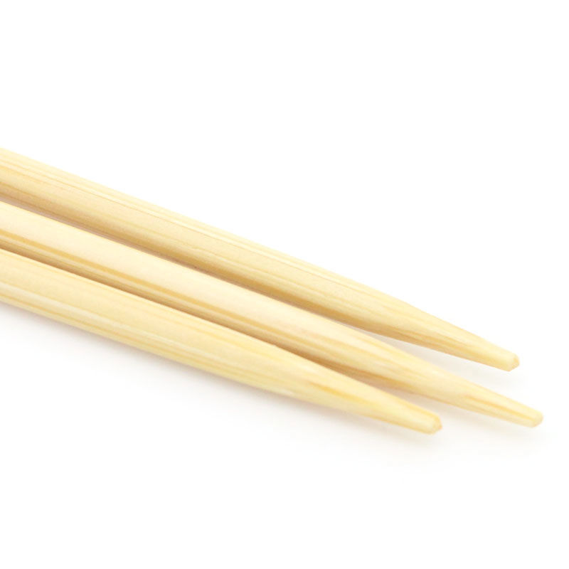Picture of Bamboo Double Pointed Knitting Needles Natural 15cm(5 7/8") long, 1 Set