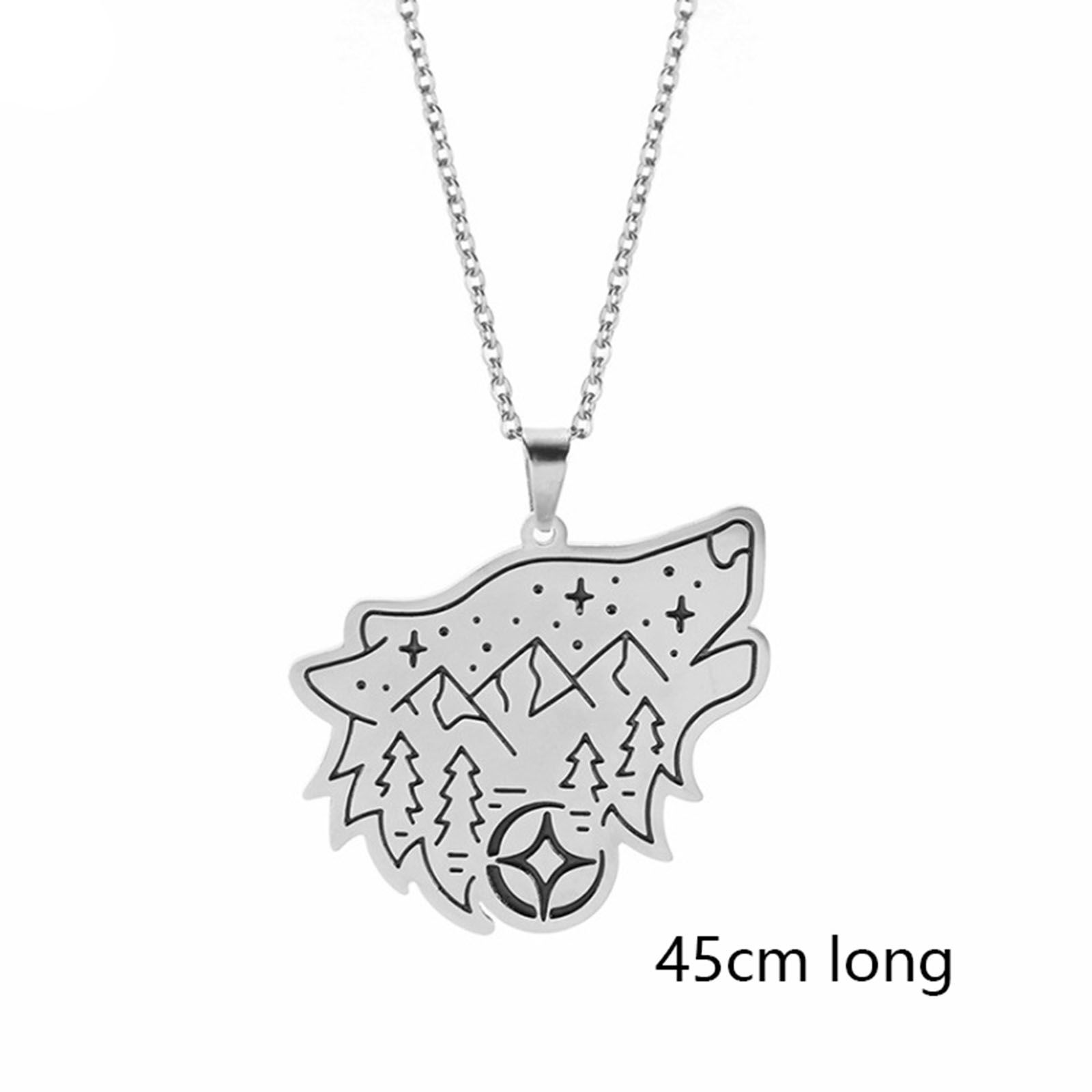 Picture of 304 Stainless Steel Stylish Link Cable Chain Necklace Gold Plated Wolf 52cm(20 4/8") long, 1 Piece