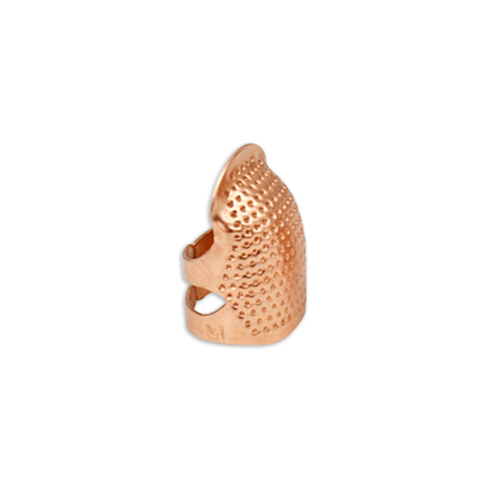 Picture of Brass Finger Thimble Protector Sewing Tools Rose Gold 2.3cm x 1.5cm, 2 PCs