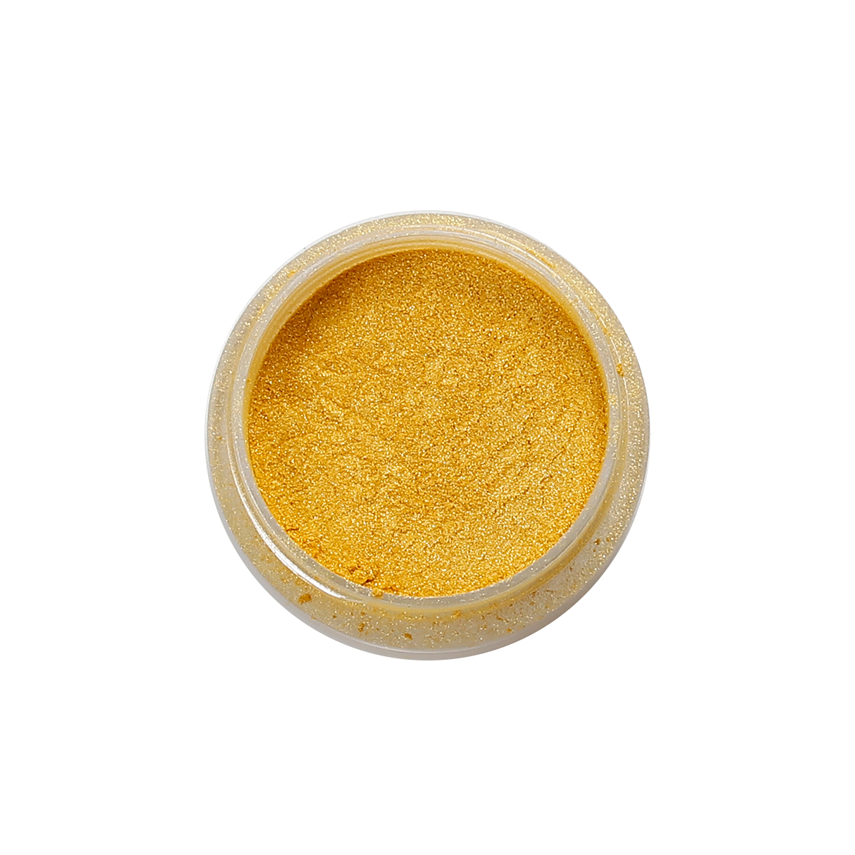 Picture of Resin Jewelry DIY Making Craft Glitter Powder Yellow 30mm(1 1/8") Dia., 1 Piece