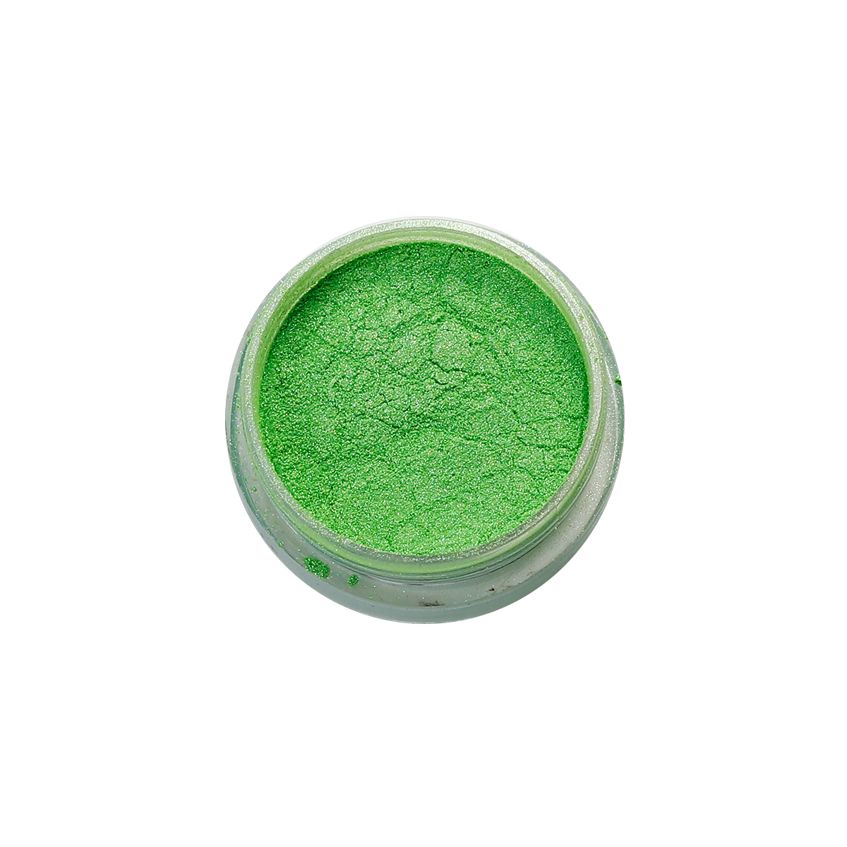Picture of Resin Jewelry DIY Making Craft Glitter Powder Green 30mm(1 1/8") Dia., 1 Piece