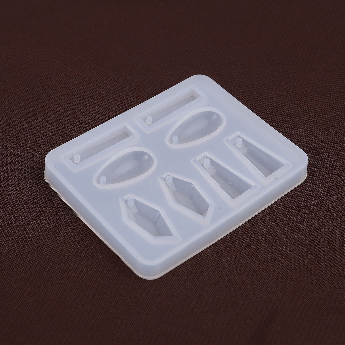 Picture of Silicone Resin Mold For Jewelry Making Heart White 6.8cm x 5.4cm, 1 Piece