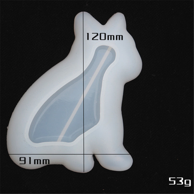 Picture of Silicone Resin Jewelry Tools Plate White Dog 12cm x 9.1cm, 1 Piece