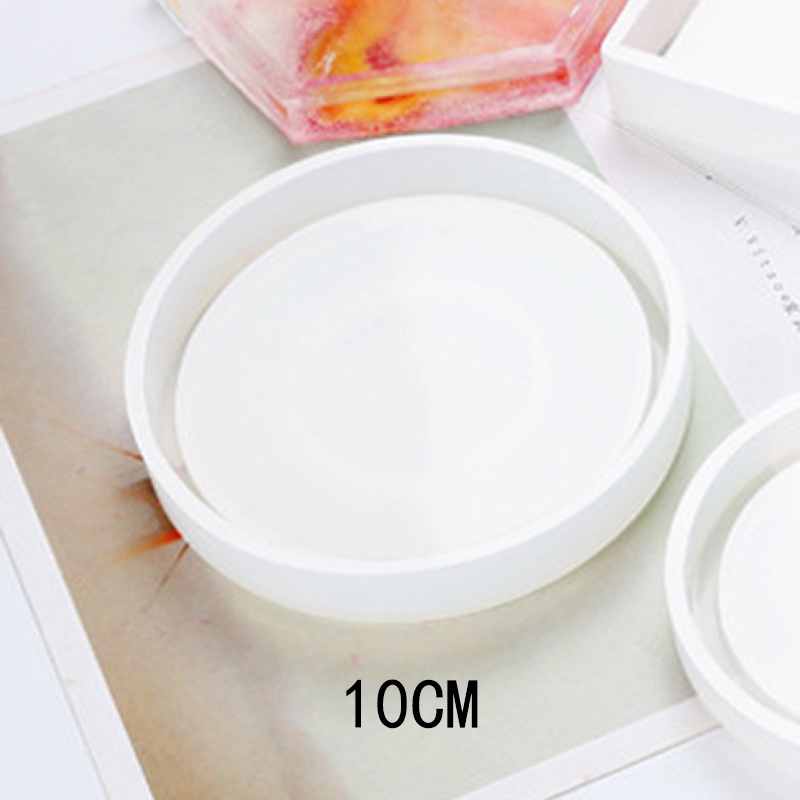 Picture of Silicone Resin Mold For Jewelry Making Round White 1 Piece