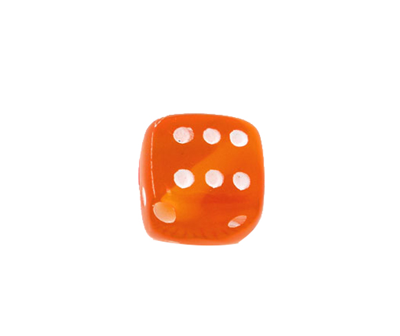 Picture of Acrylic Bubblegum Beads Dice At Random Transparent About 8mm x 8mm, Hole: Approx 1.3mm, 100 PCs