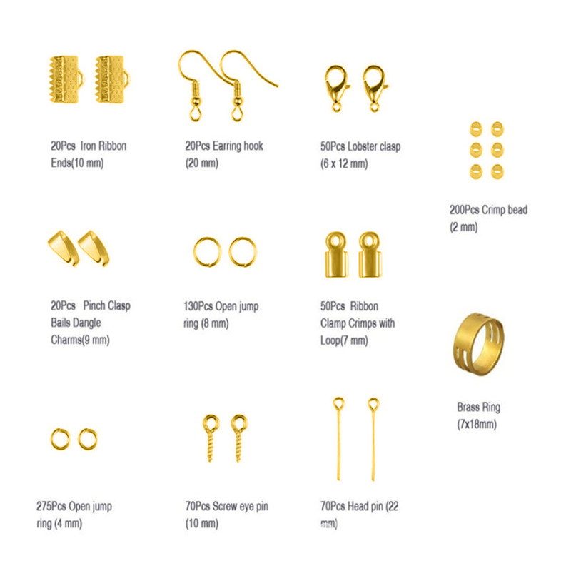 Picture of Zinc Based Alloy Jewelry Accessories Findings Gold Plated 13cm x 6.5cm, 1 Set