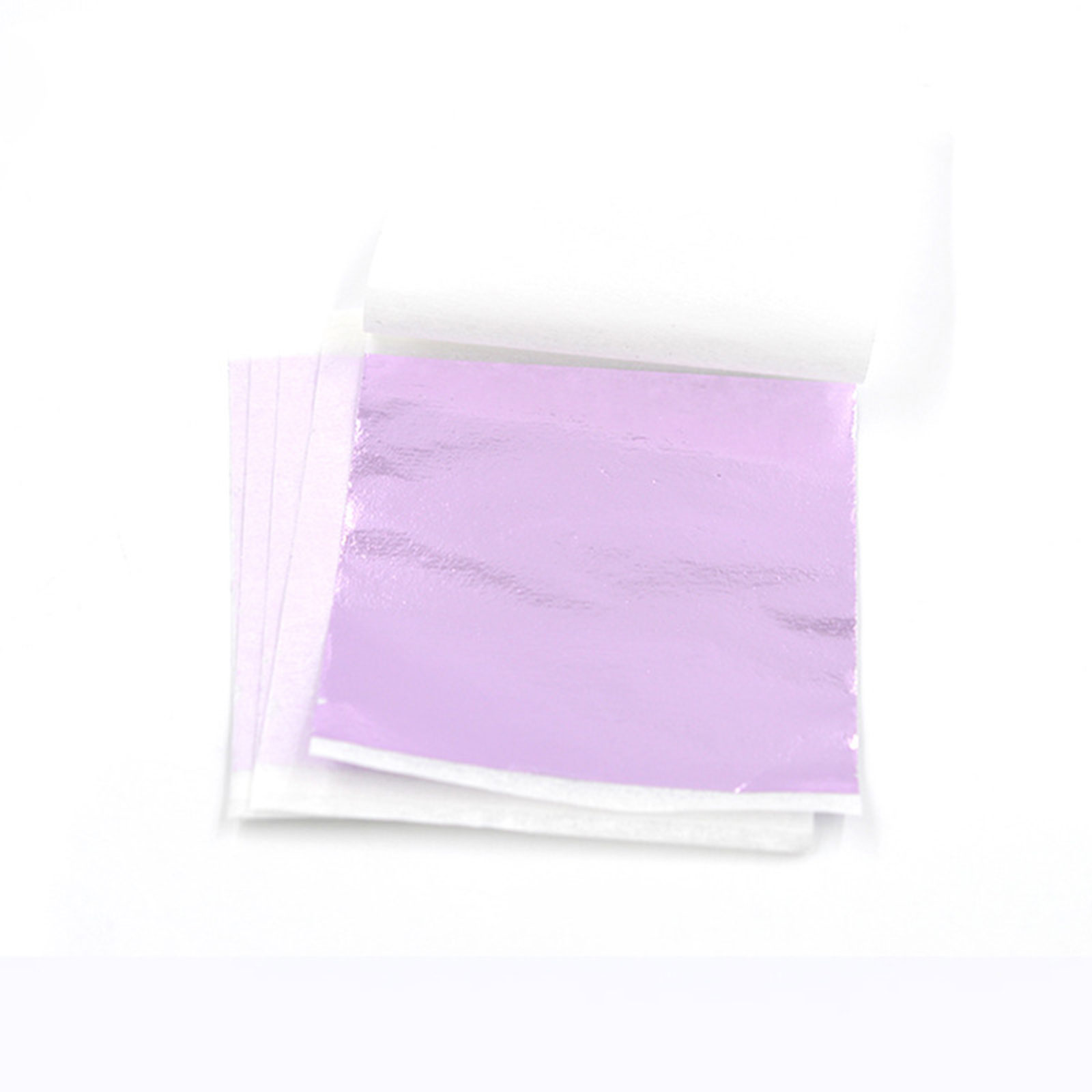 Picture of Tin Foil Resin Jewelry Craft Filling Material Mauve 9cm x 9cm, 1 Set ( 5 PCs/Set)