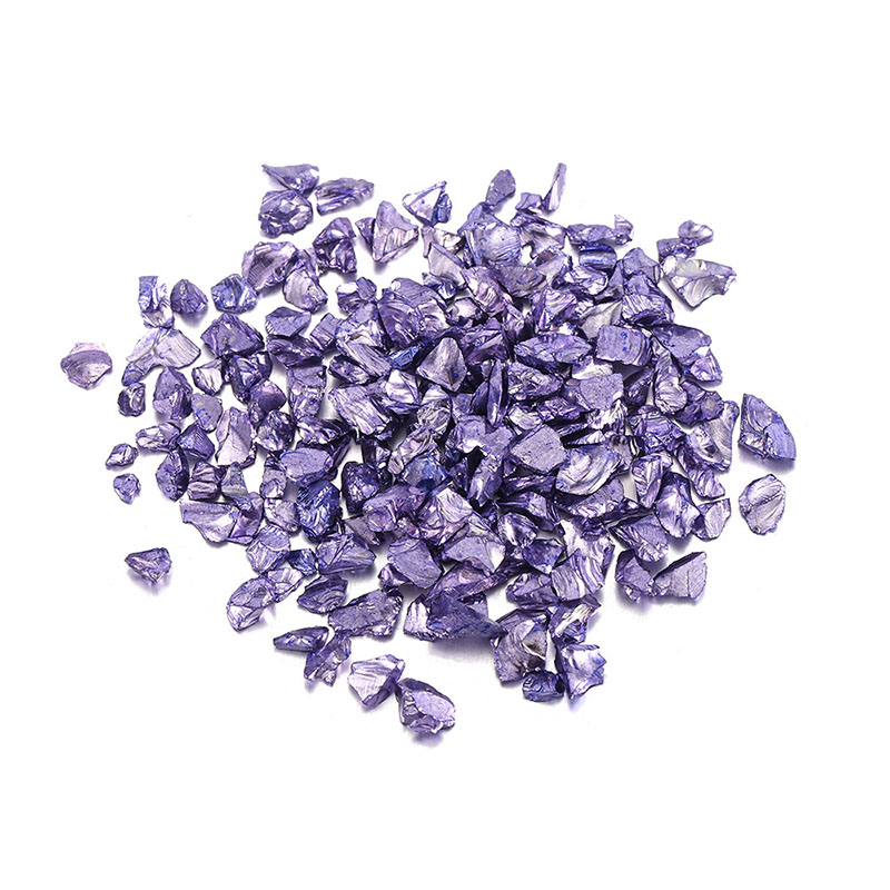 Picture of Glass Resin Jewelry Craft Filling Material Blue Violet 3mm - 1mm, 1 Packet