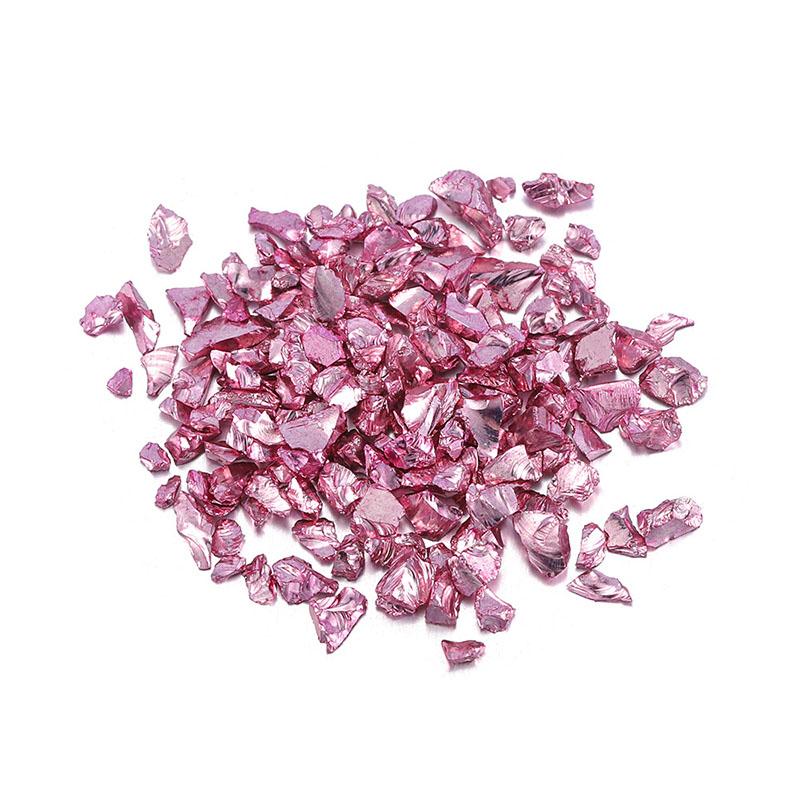 Picture of Glass Resin Jewelry Craft Filling Material Dark Pink 3mm - 1mm, 1 Packet