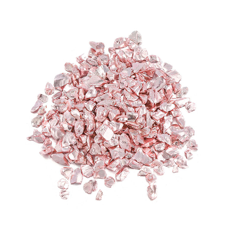 Picture of Glass Resin Jewelry Craft Filling Material Pink 3mm - 1mm, 1 Packet