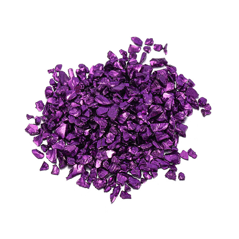 Picture of Glass Resin Jewelry Craft Filling Material Purple 3mm - 1mm, 1 Packet