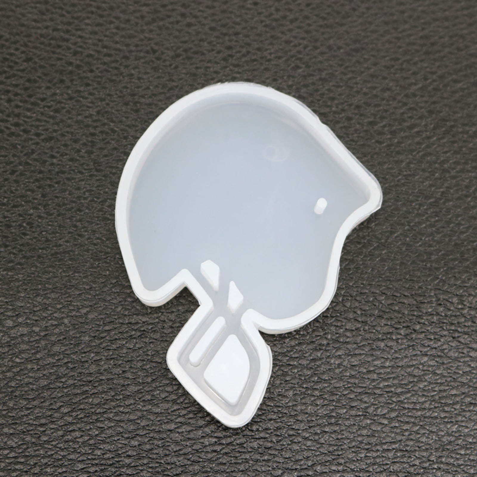 Picture of Silicone Resin Mold For Jewelry Making Pendant Girl White 7.1cm x 5.3cm, 1 Piece