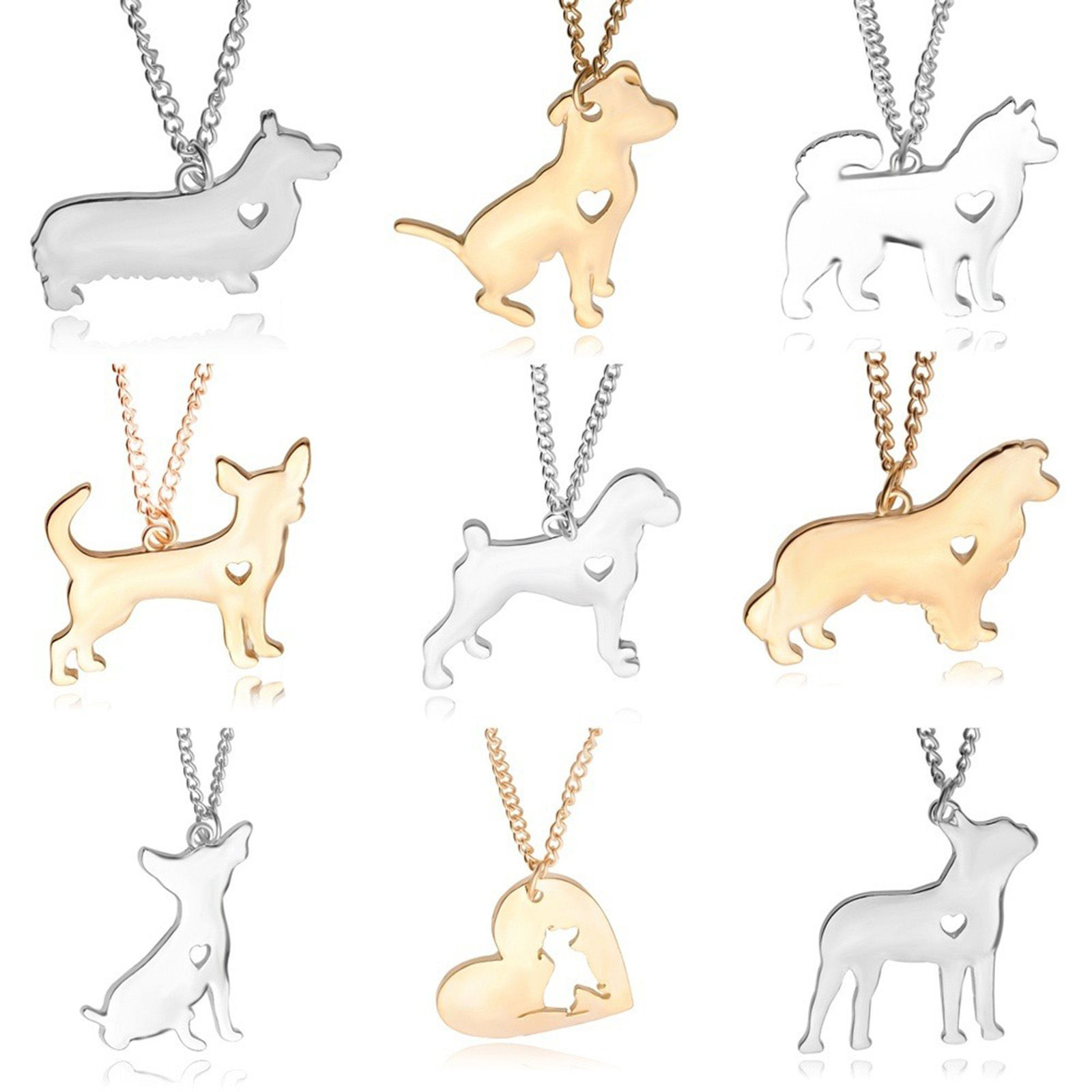 Picture of Cute Pendant Necklace Multicolor Dog Animal
