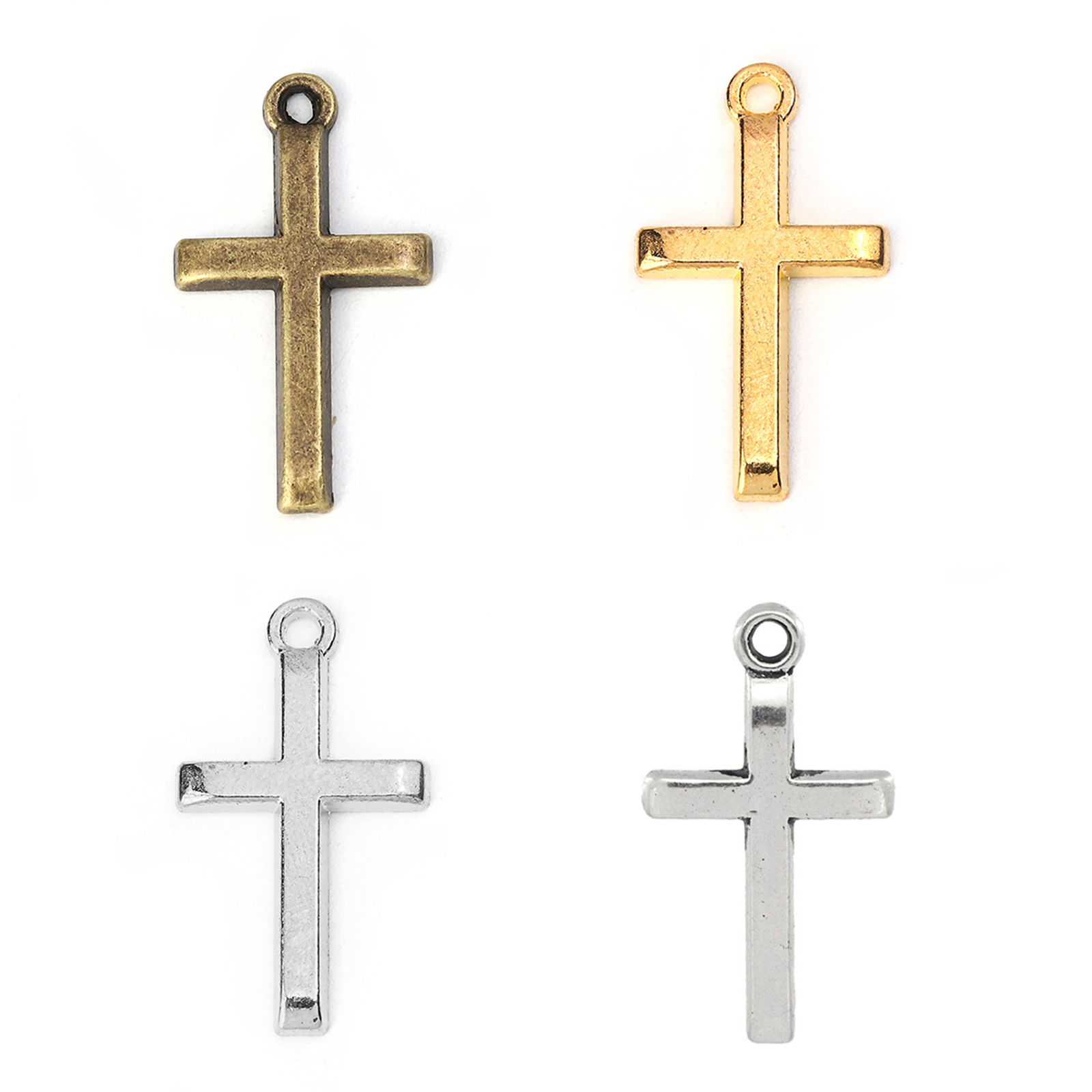 Picture of Zinc Based Alloy Easter Charms Cross 