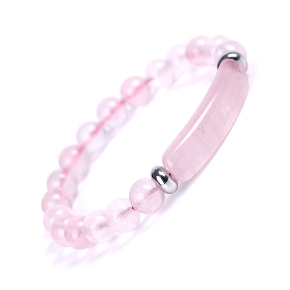 Image de Bracelets Raffinés Bracelets Délicats Bracelet de Perles en Jade Jaune ( Naturel ) Jaune Rond Elastique 18.5cm Long, 1 Pièce