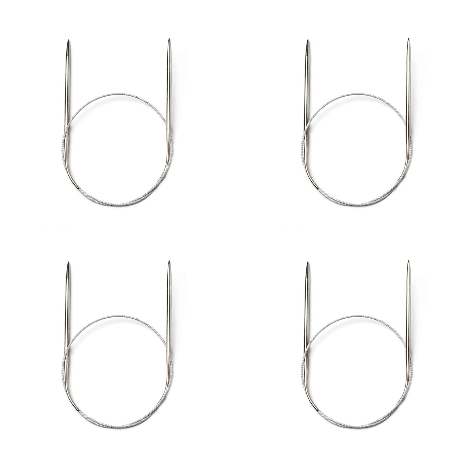 Picture of 1.7mm Stainless Steel Circular Circular Knitting Needles 60cm(23 5/8") long, 1 Pair