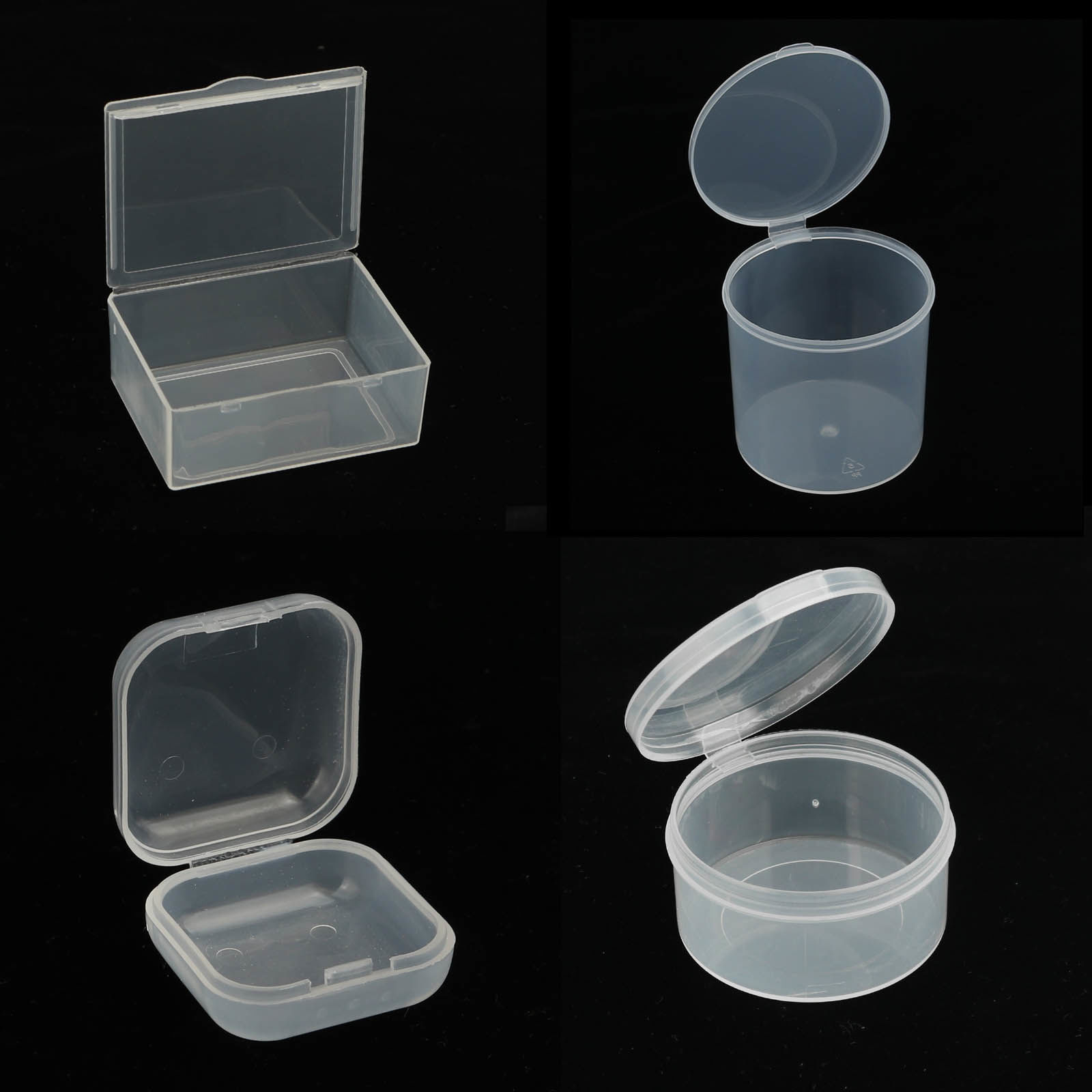 Picture of Plastic Storage Containers Rectangle Transparent Clear 35mm x 25mm, 10 PCs