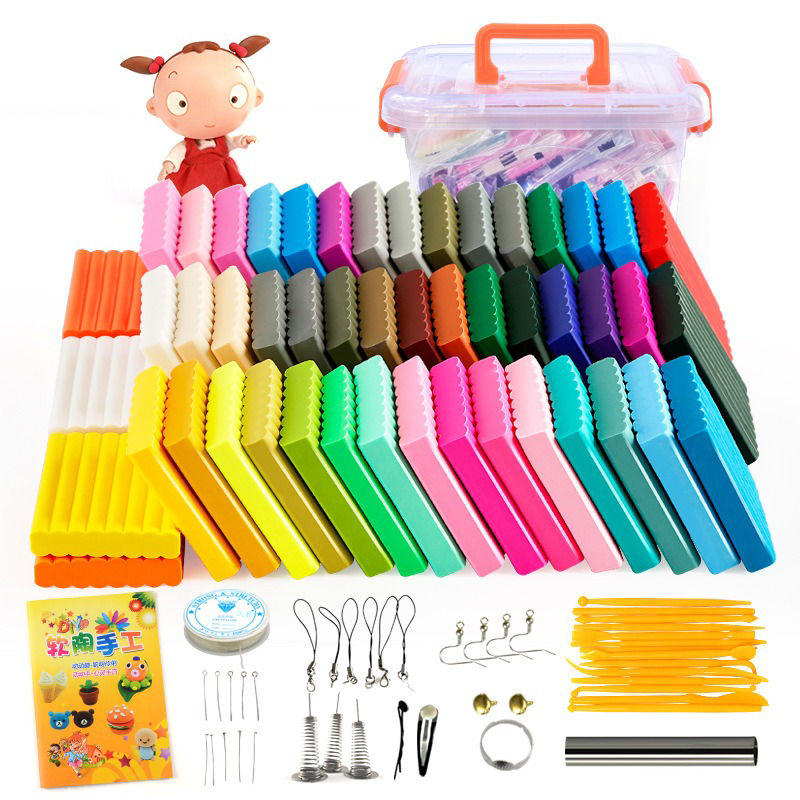 Bild von Resin & Plastic DIY Plasticine Handicrafts Material Set Mixed Color