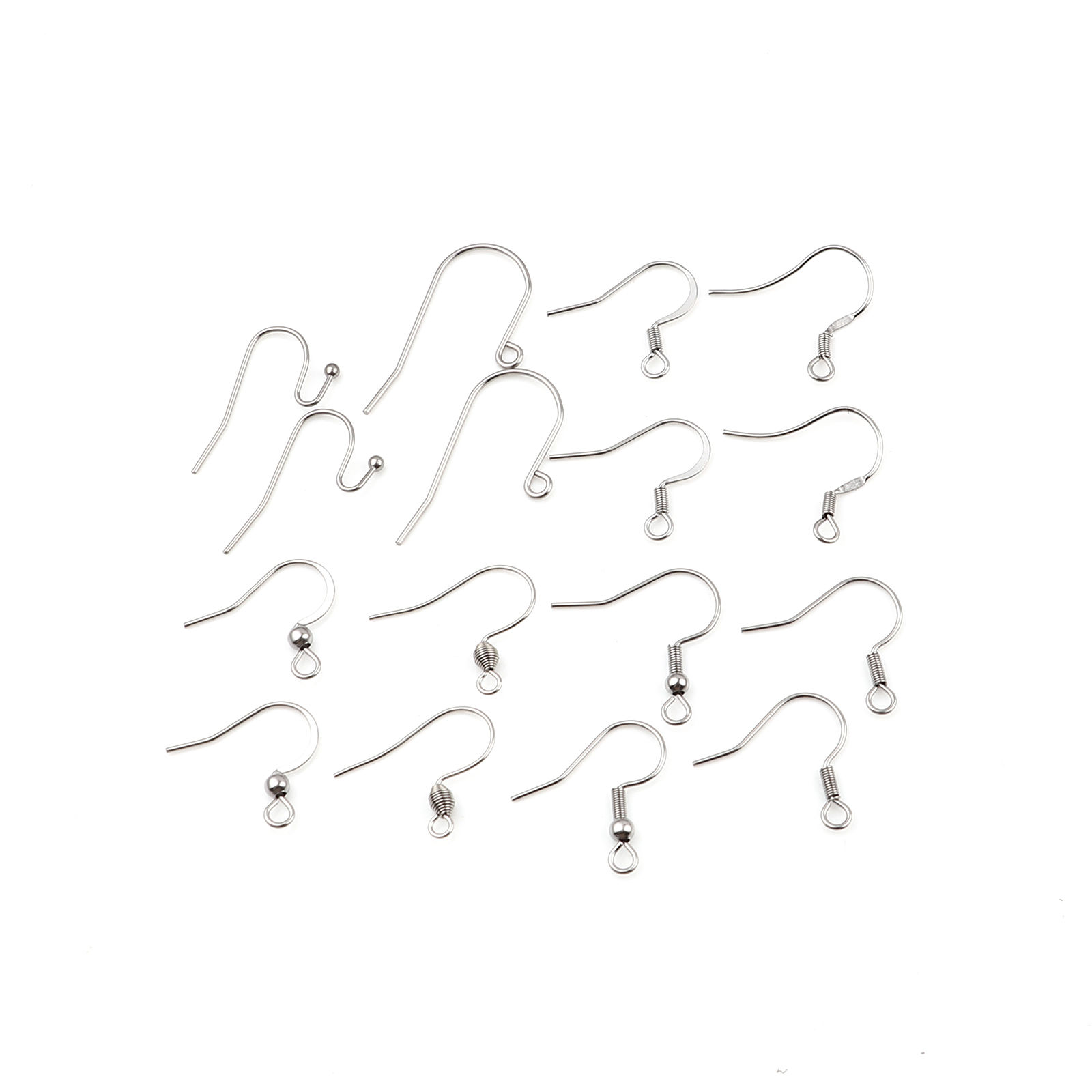 Bild von Ohrhaken aus Edelstahl Ohrringhaken mit Schlaufe
