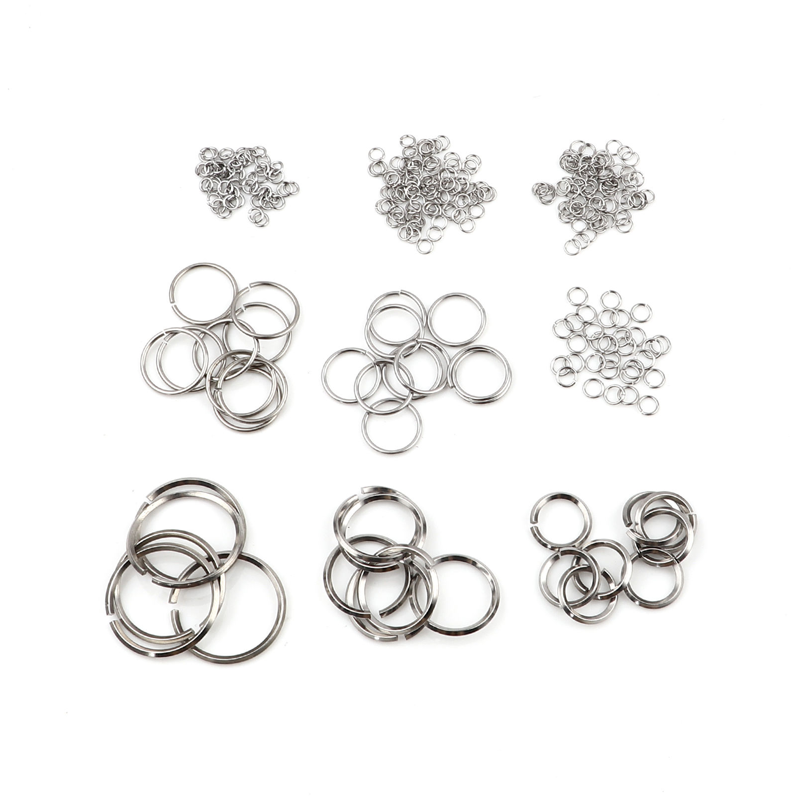 Picture of Stainless Steel Open Jump Rings Findings Round 