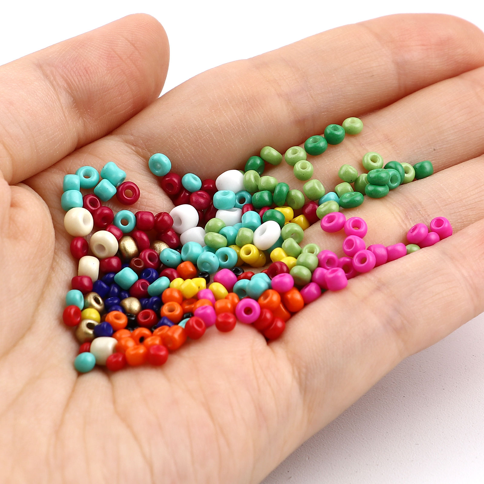 Picture of Glass Seed Beads Mixed Color 1 Box