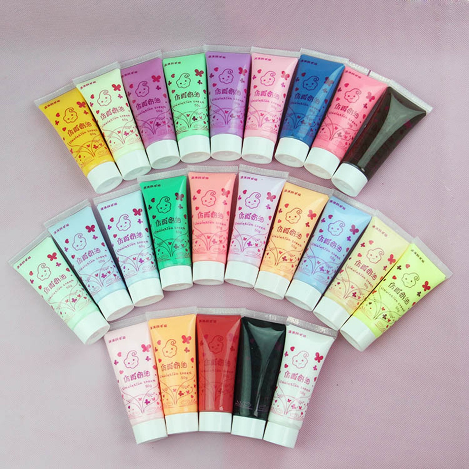 Picture of ( 50ml ) Resin DIY Fake Whipped Cream Clay 11.5cm x 4.5cm, 1 Piece