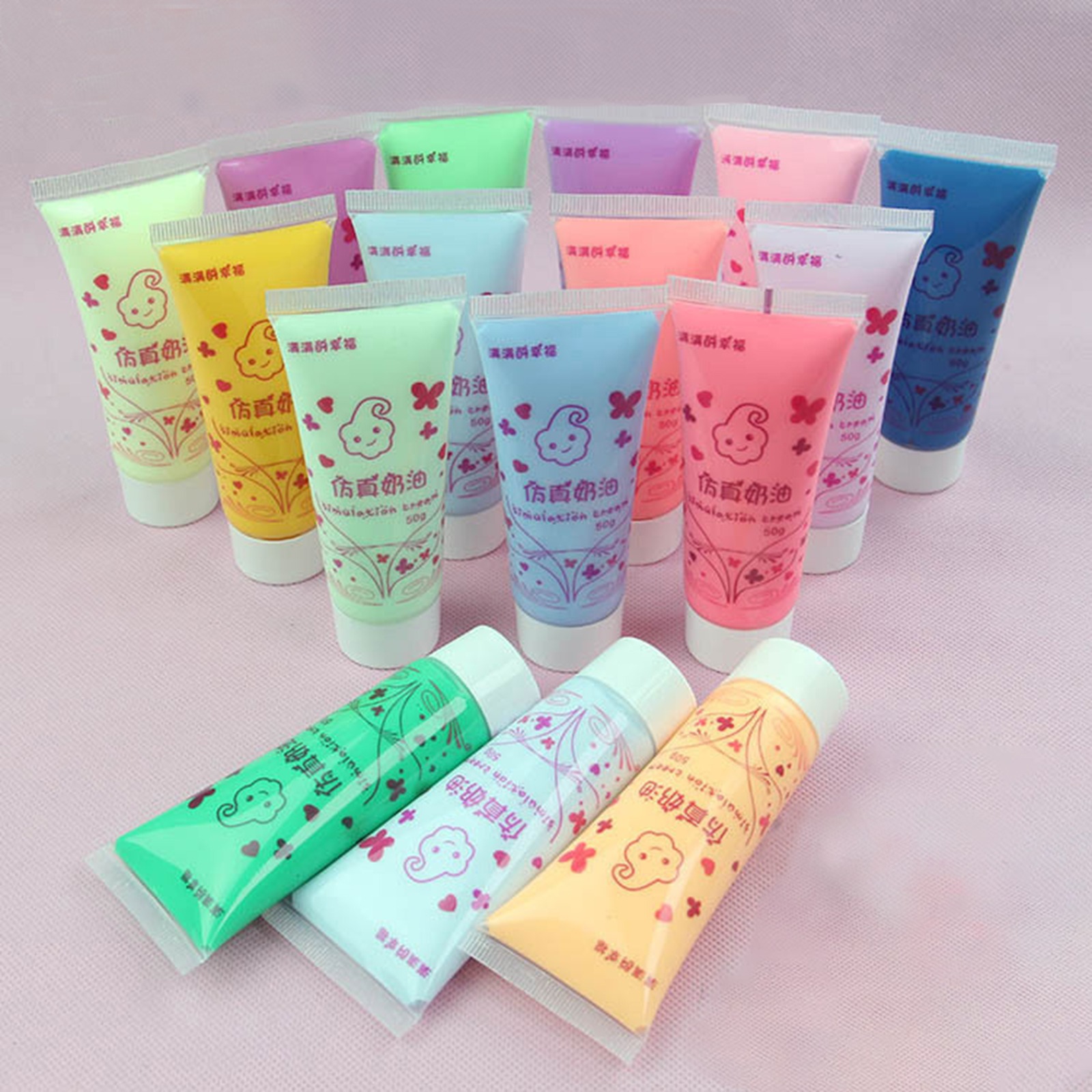 Picture of ( 50ml ) Resin DIY Fake Whipped Cream Clay 11.5cm x 4.5cm, 1 Piece