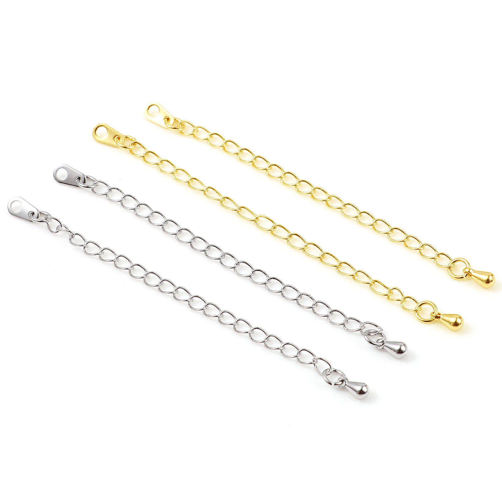 Picture of Copper Extender Chain 18K Real Platinum Plated Plating 7.5cm, 5 PCs
