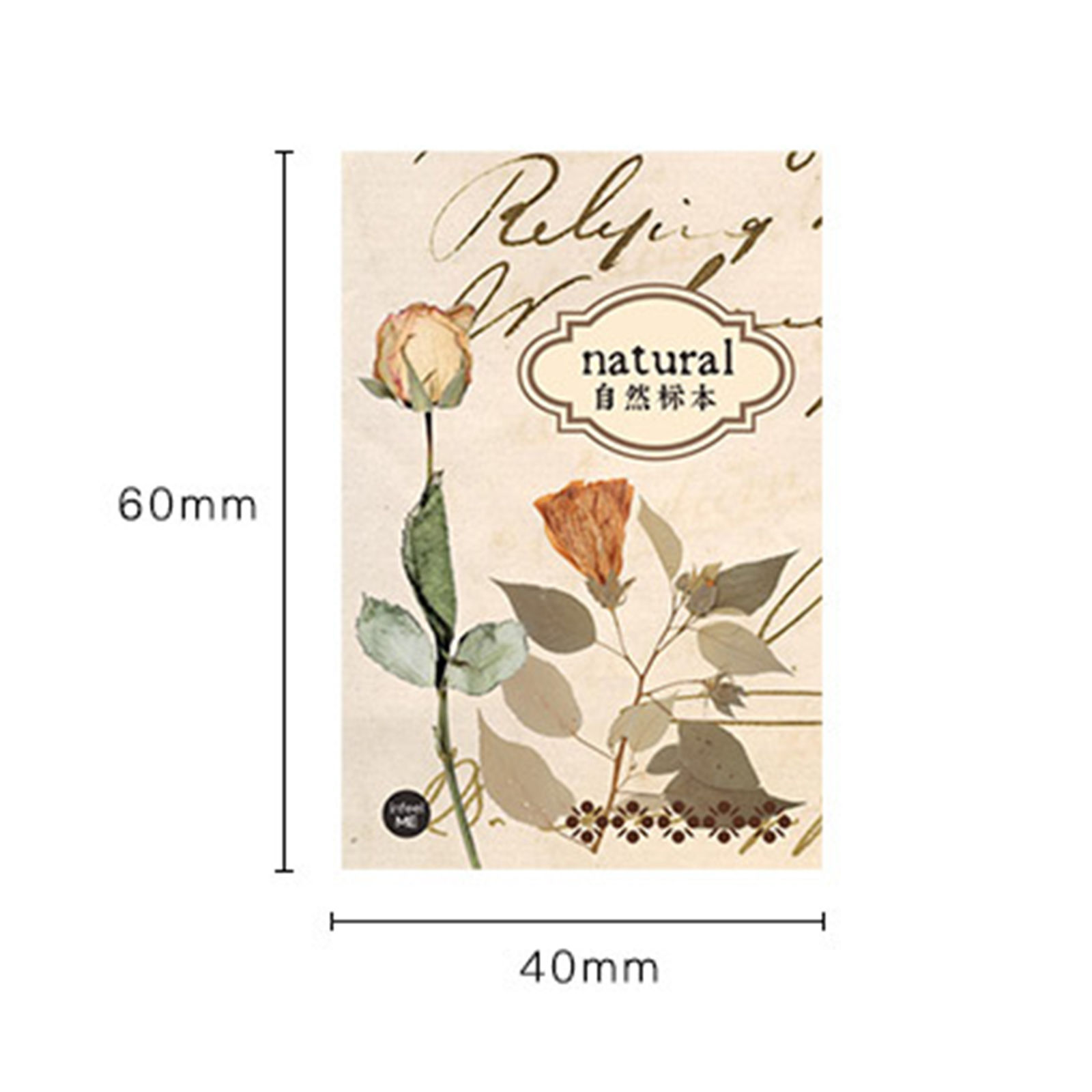 Immagine di Carta Giapponese DIY Decorazione Di Scrapbook Adesivi Multicolore 6cm x 4cm, 1 Copia