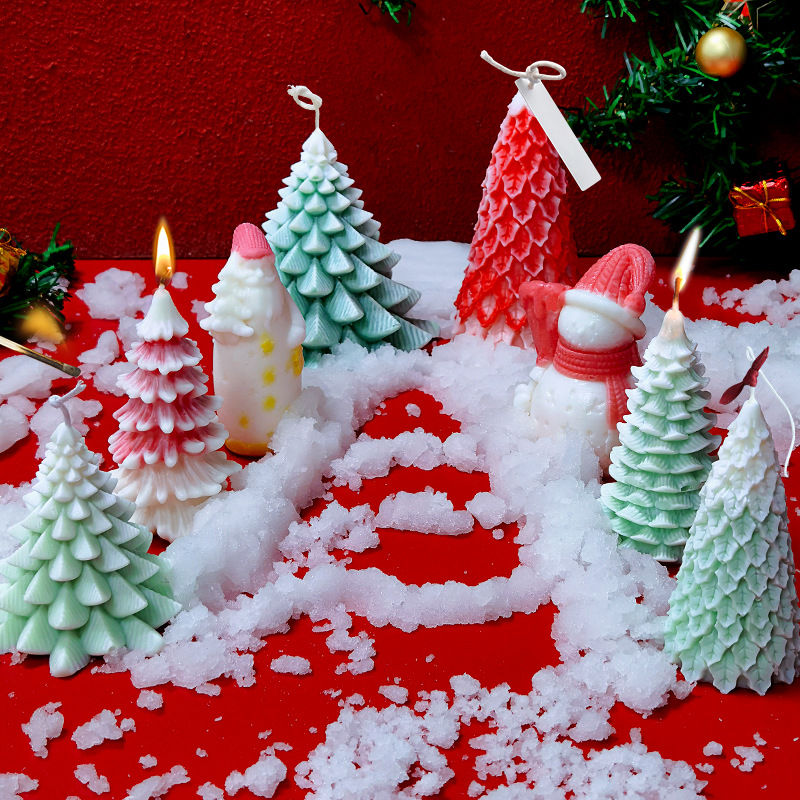 Imagen de Silicona Molde Árbol de Navidad Blanco 10.6cm x 7cm, 1 Unidad