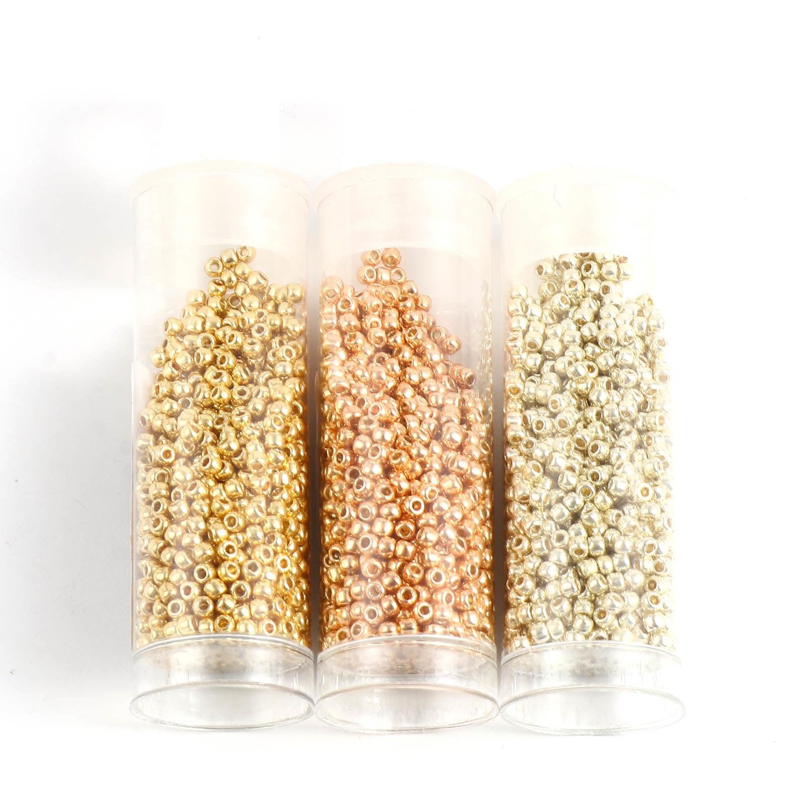 Immagine di Vetro Seme Perline Tondo Multicolore Per 2mm Dia., Foro:Circa 0.6mm, 1 Bottiglia