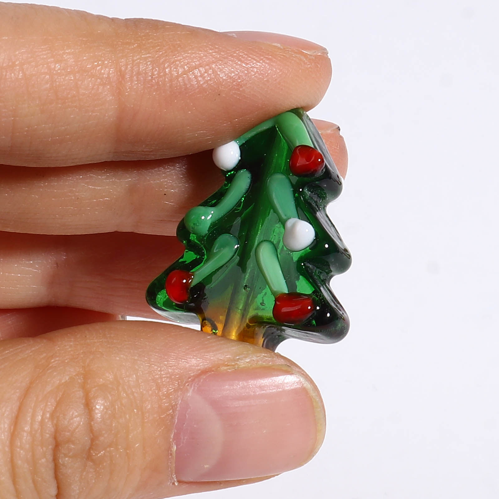 Bild von Muranoglas Weihnachten Perlen Bunt 1 Stück