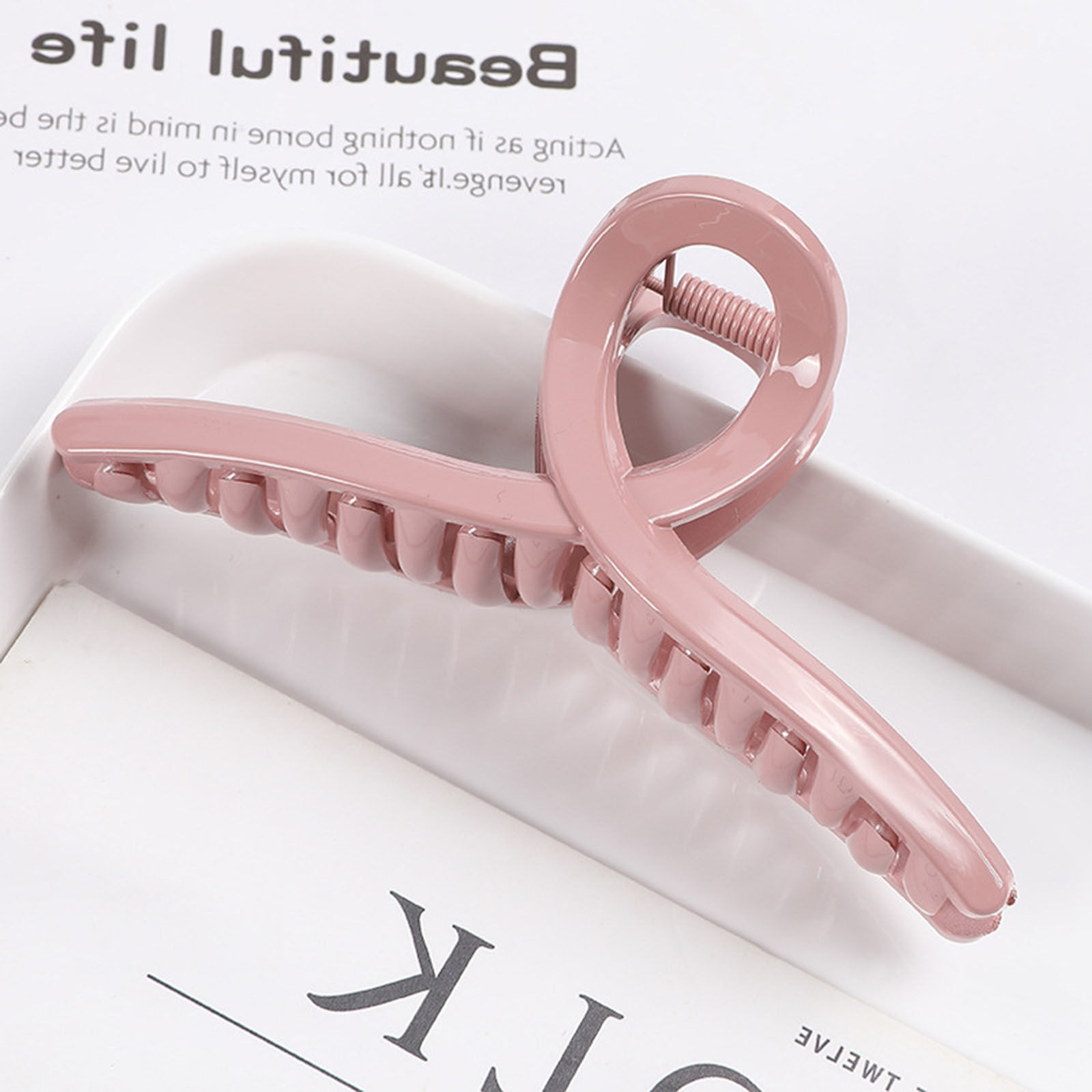 Bild von ABS Plastik Haarklammer Bunt Geometrie 11cm x 4cm, 1 Stück