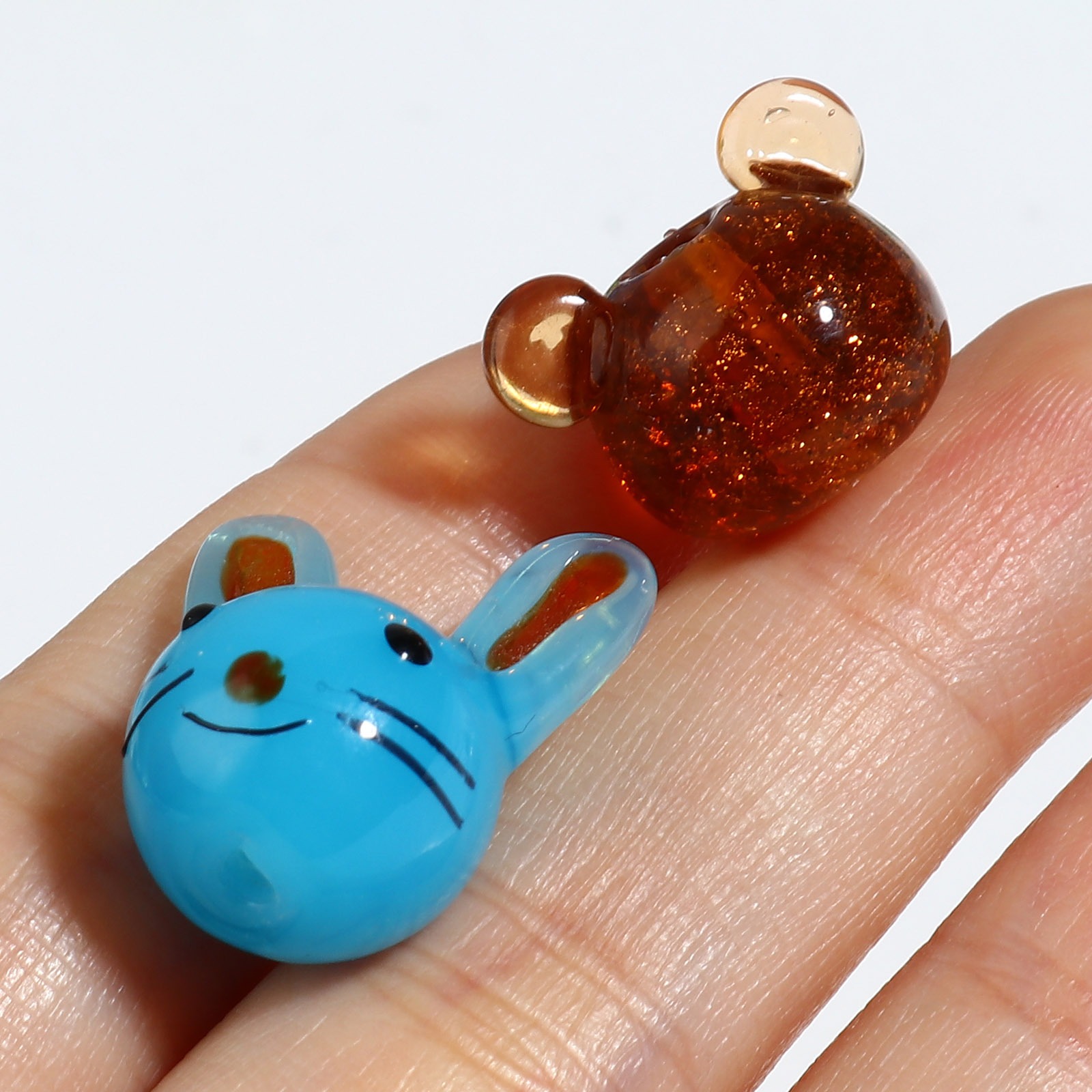Picture of Lampwork Glass Beads Animal Multicolor 1 Piece