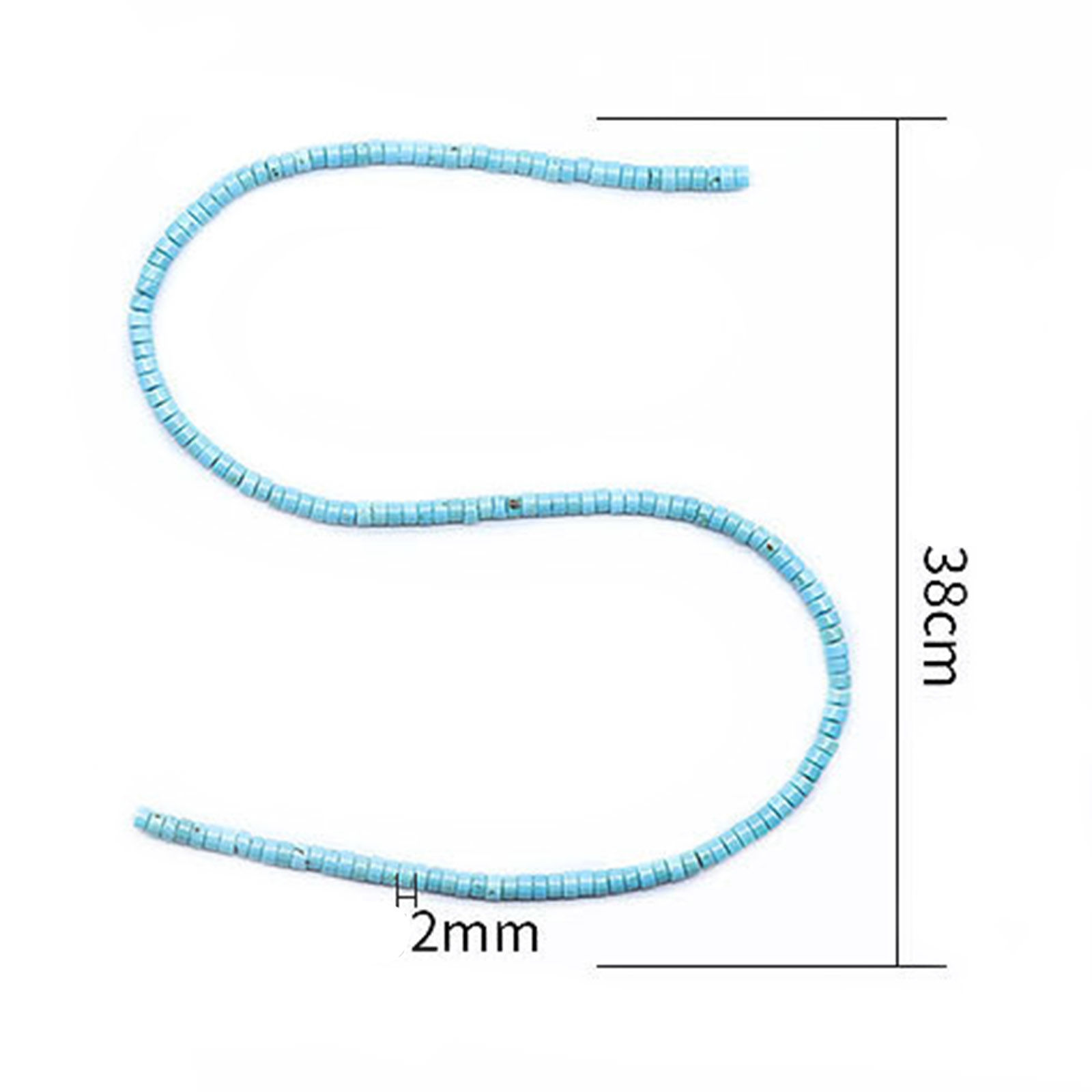 Immagine di Gemma ( Naturale ) Perline Multicolore Abaco 1 Pz (Circa 155 Pz/Treccia)