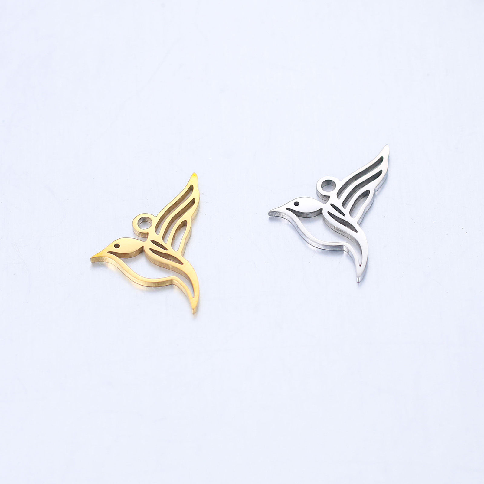 Picture of 304 Stainless Steel Charms Multicolor Hummingbird