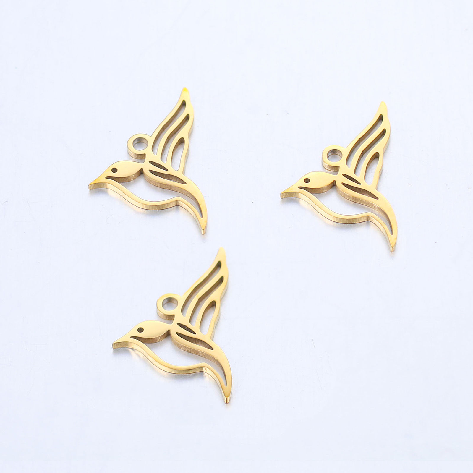 Picture of 304 Stainless Steel Charms Multicolor Hummingbird