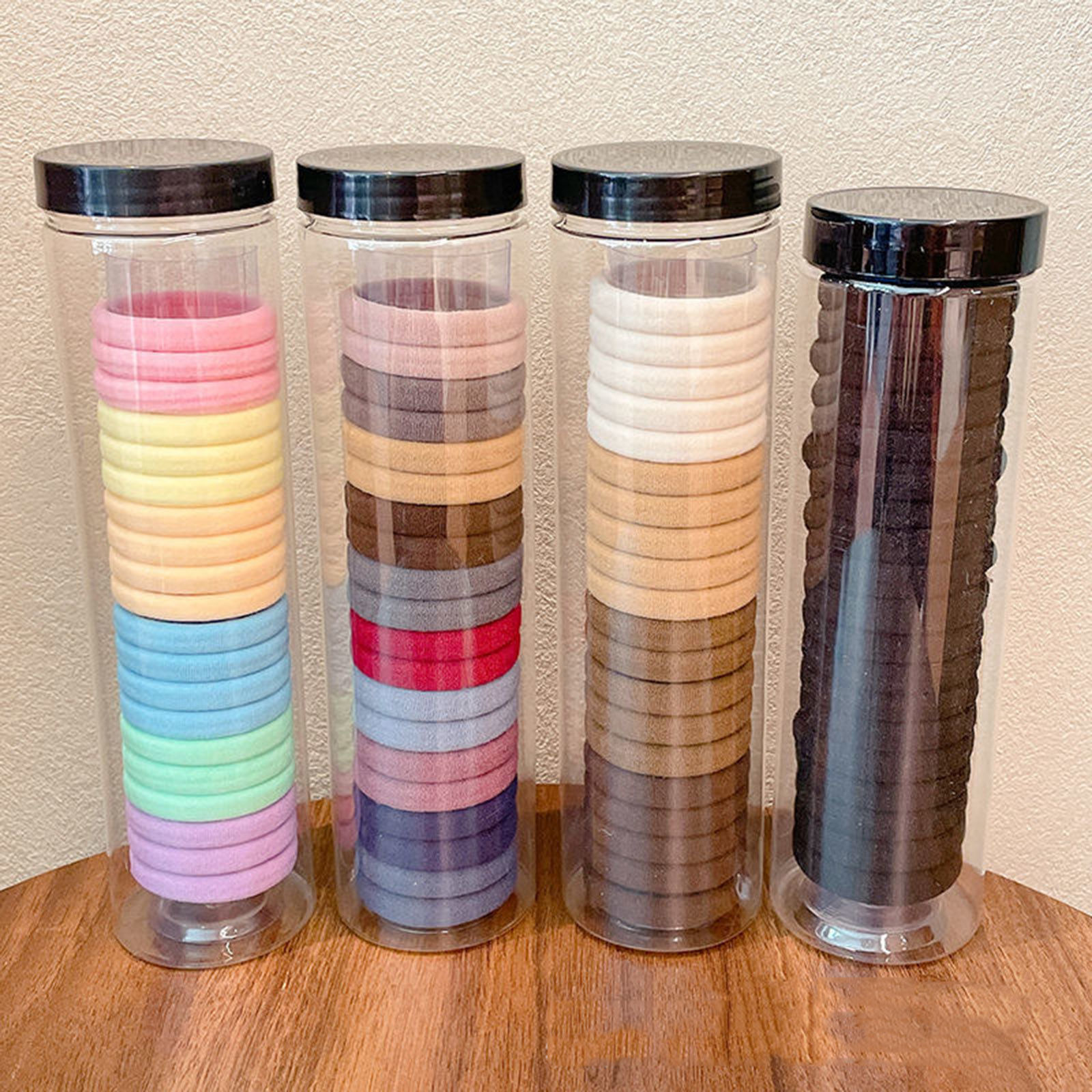 Immagine di Nylon Carino Elastico Molla Fermacapelli Multicolore Elastico 1 Serie