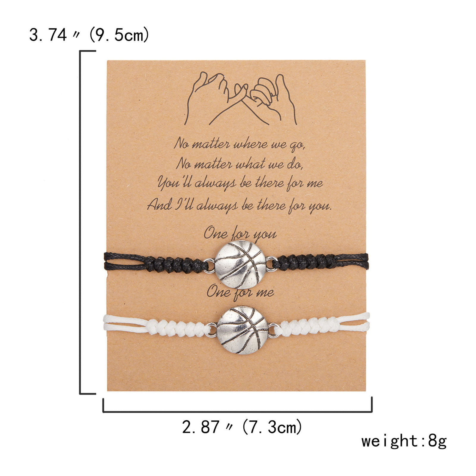 Picture of Polyester Sport Waved String Braided Friendship Bracelets Antique Silver Color Black & White Basketball Football Adjustable