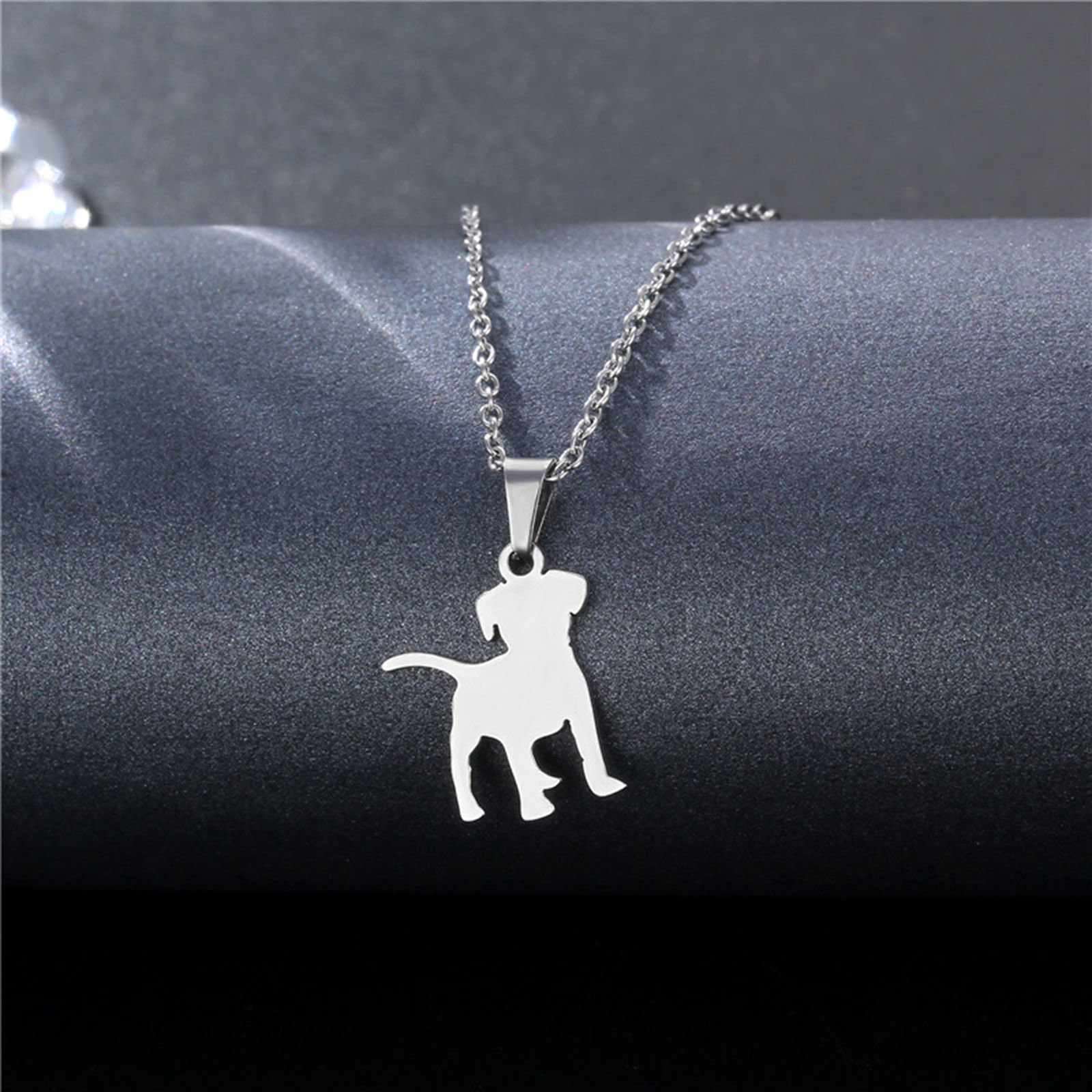 Immagine di 304 Acciaio Inossidabile Cavo Catena Collana Tono Argento 45cm Lunghezza, 2 Pz