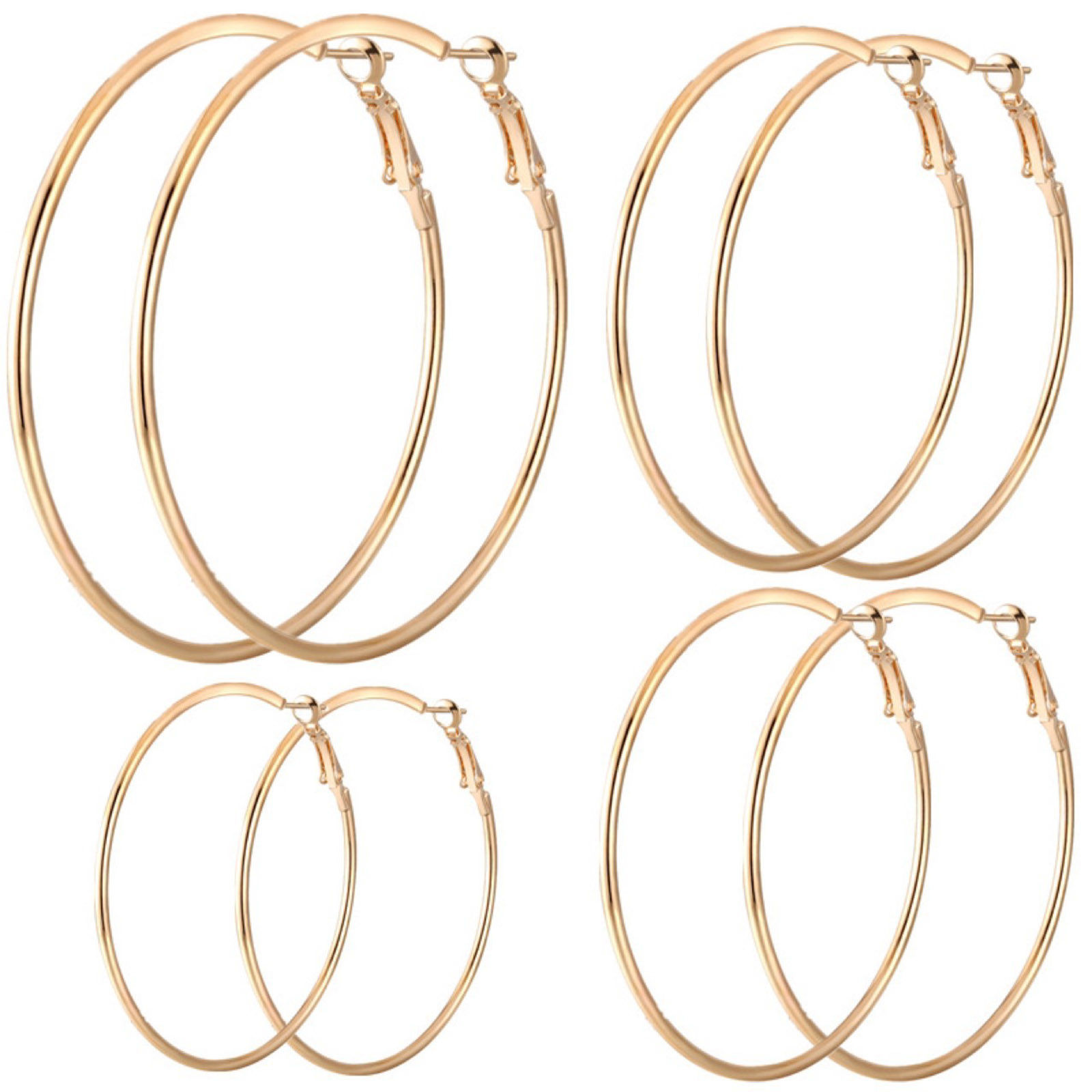 Picture of 304 Stainless Steel Stylish Hoop Earrings Multicolor Round