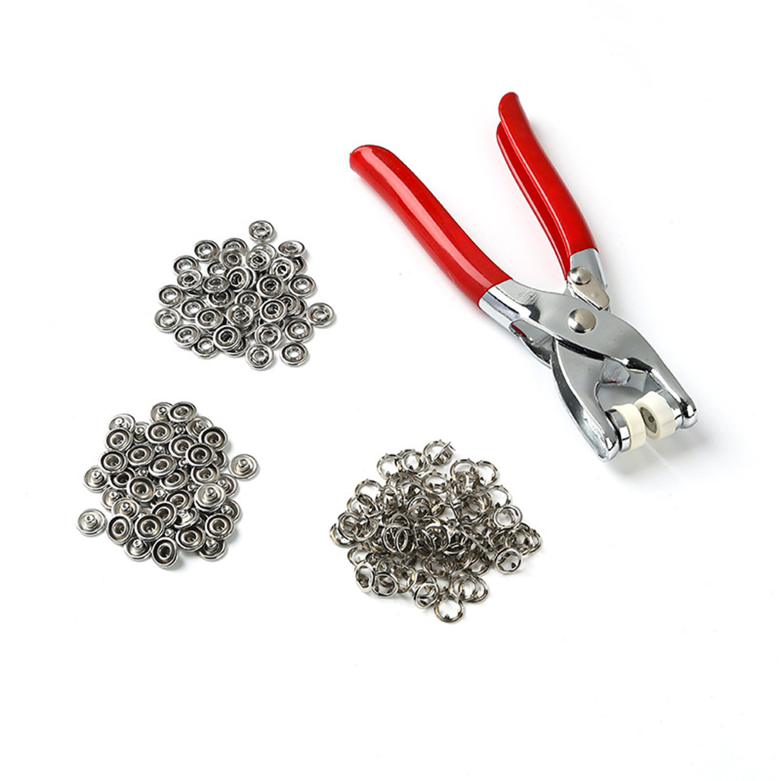 Picture of Iron Based Alloy Five Claw Buckle Clamp Set Metal Buckle For Shoe Bag Belt Hole Snap Button Plier Tool Multicolor 1 Set