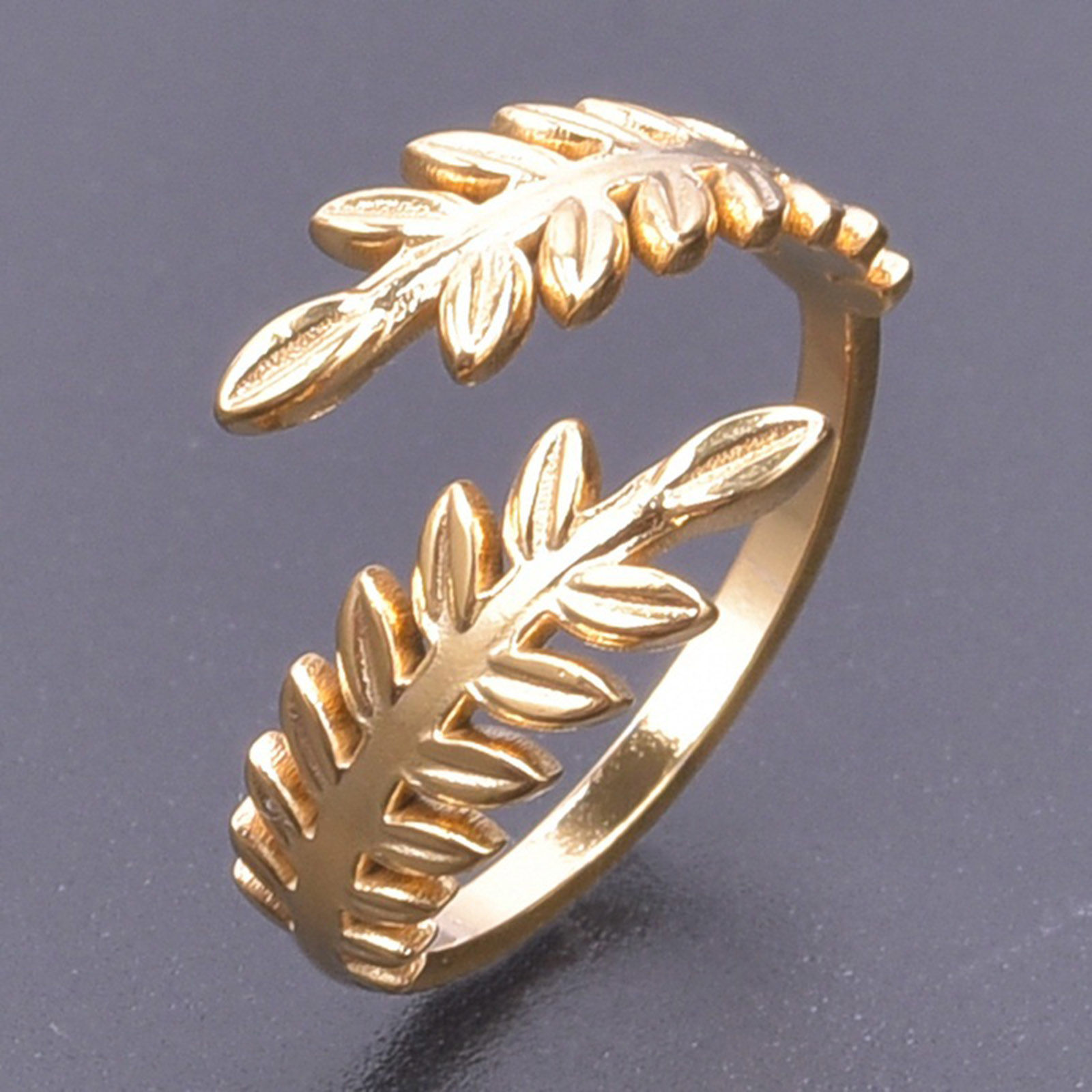 Bild von 304 Edelstahl Stilvoll Offen Verstellbar Ring Bunt 17mm (US Größe 6.5), 1 Stück